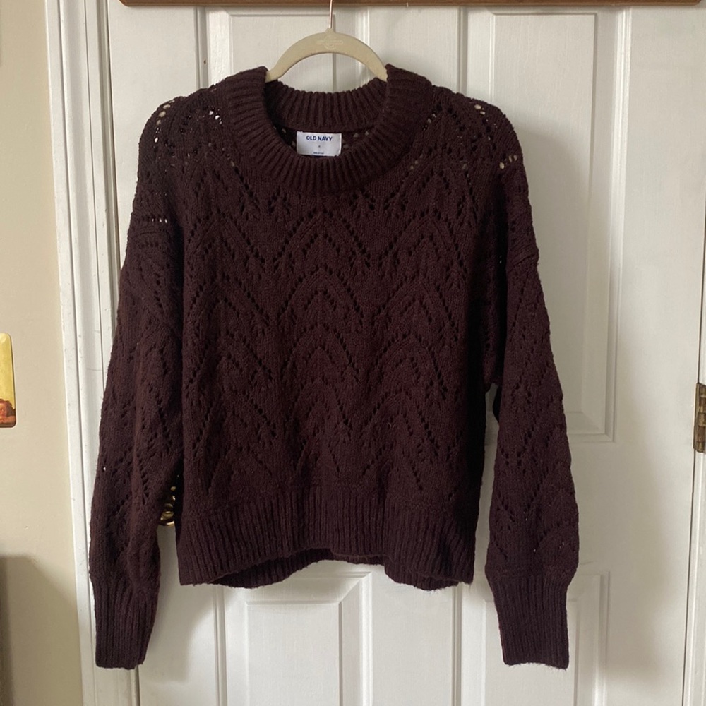 Plum purple sweater